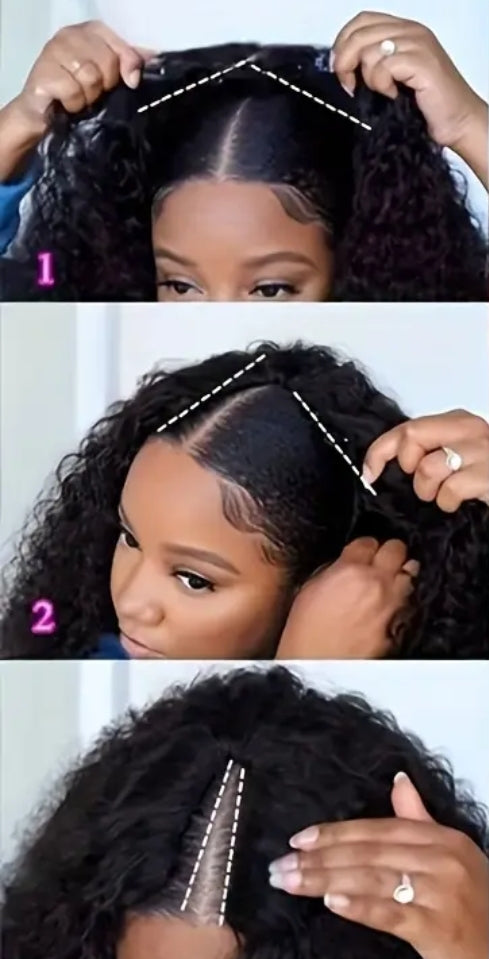 Demi-perruque V part